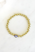 6mm Gold Ball & EE Bracelet