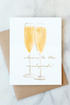 Newlyweds Cheers Card