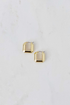 Gold Square Small Hoop