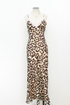 Jasmine Leopard Lace Midi Dress