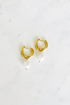 Melrose Mini Hoop Pearl Earring