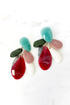 Multi Colored Dangles Earring