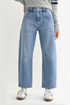Utility Seamed Barrel Jean