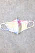 Psychedelic Pastel Tie Dye Mask