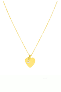Love Token Initial Necklace
