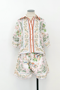 Alaia Linen Shorts