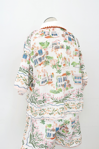 Alaia Linen Top