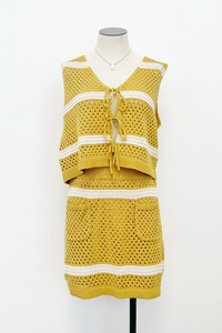 Arete Crochet Mini Skirt