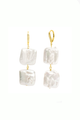 Aurora Pearl Earrings-Gold