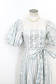 Bluebells Puff Sleeve Midi Dress