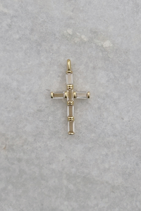 Baguette Cross Necklace