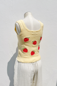 Berry Cake Embroidered Tank
