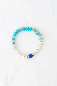 Blue Bead Turquoise Candy Bracelet