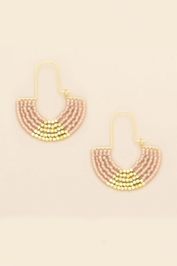 Chromacolor Miyuki U-Hoop Earring