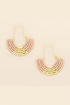 Chromacolor Miyuki U-Hoop Earring