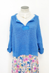 Boxy Crop Patch Sweater