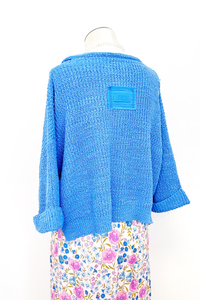 Boxy Crop Patch Sweater