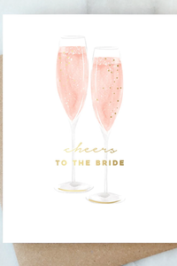 Bubbles for the Bride Card