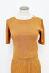 Camel Ribbed Top