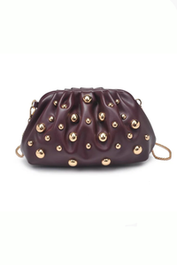 Carey Studded Clutch