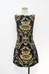 Carmine Jacquard Dress