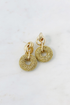 Chunky Beaded Statement Earring Gold