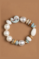 Chunky Bead Shell Bracelet
