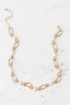 Chunky Pearl Chain Short Necklace