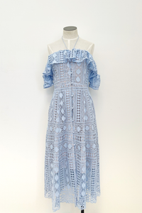 Cielo Crochet Lace Midi