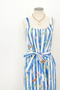 Coastal Floral Midi Dress