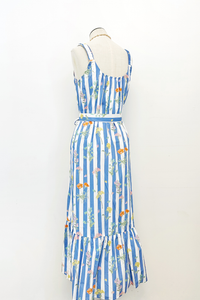 Coastal Floral Midi Dress