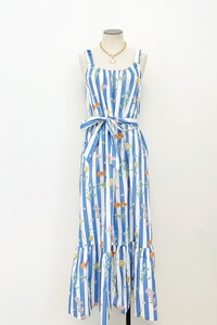 Coastal Floral Midi Dress