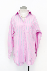 Cool Girl Striped Button Down Top