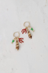 Coral Cluster Earrings