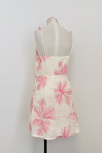 Embroidered Floral Mini Dress
