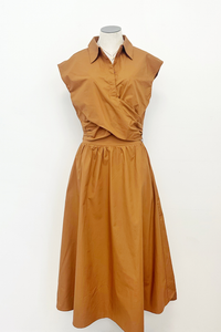 Etienne Gathered Midi Skirt