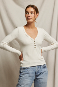 Evangeline Rib V-Neck