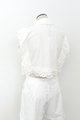 Eyelet Edge Bib Blouse