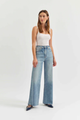Far Out HR Wide Leg Jean