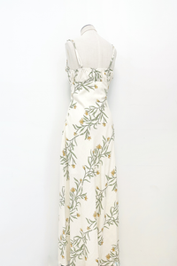 Fiona Linen Floral Maxi Dress