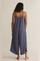 Textured Flared Jumpsuit