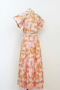 Floral Print Shirt Dress