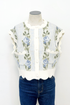 Floral Sweater Vest