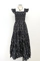 Flutter Sleeve Midi Dress