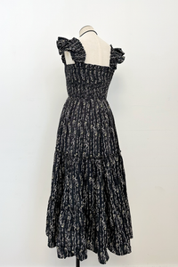 Flutter Sleeve Midi Dress