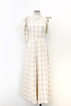 Helena Gingham Shoulder Tie Jumpsuit