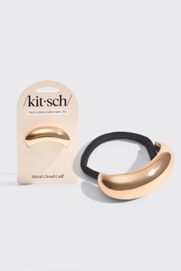 Gold Metal Cloud Cuff- Large