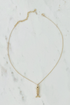 Golden Fish Pendant Necklace
