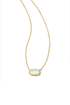 Grayson Necklace-Gold Ivory MOP