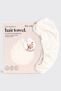 Quick Dry Hair Towel-Ivory